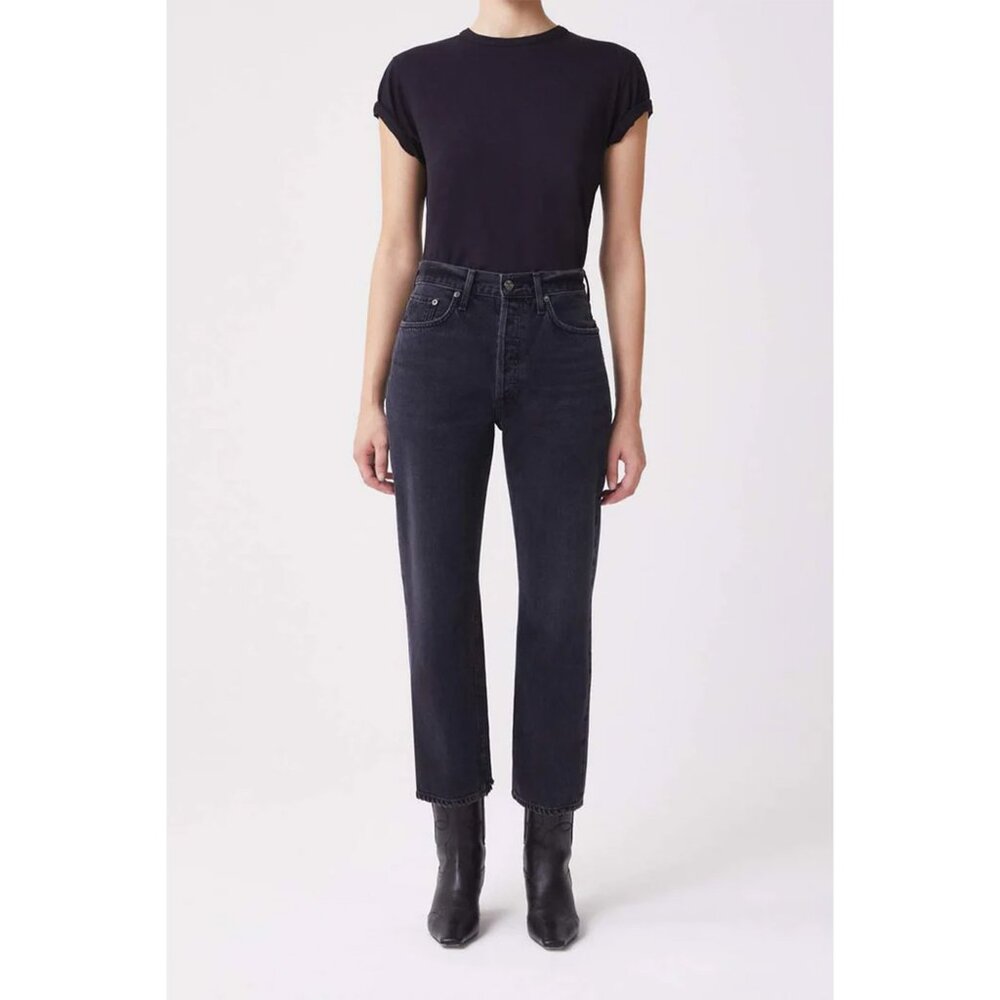 AGOLDE Lana Crop Jeans in Rhyme